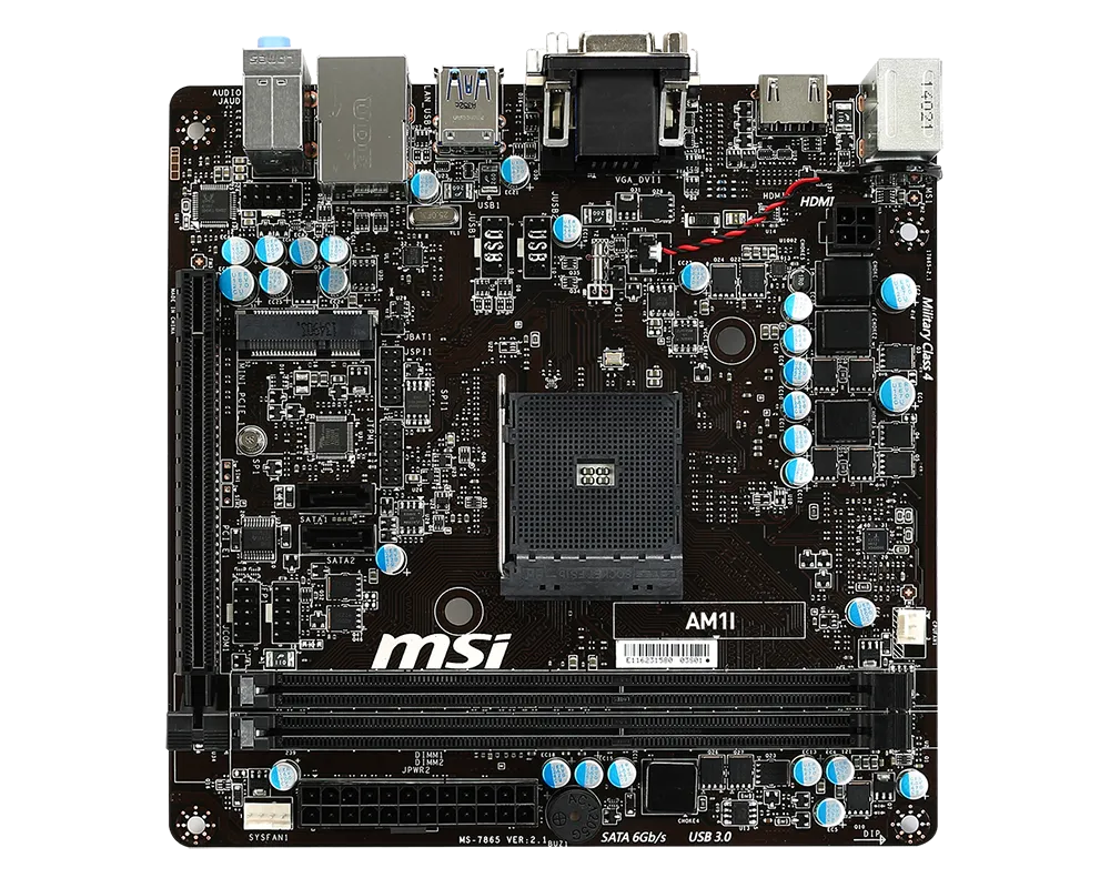Ремонт материнских плат  MSI AM1I в Казани