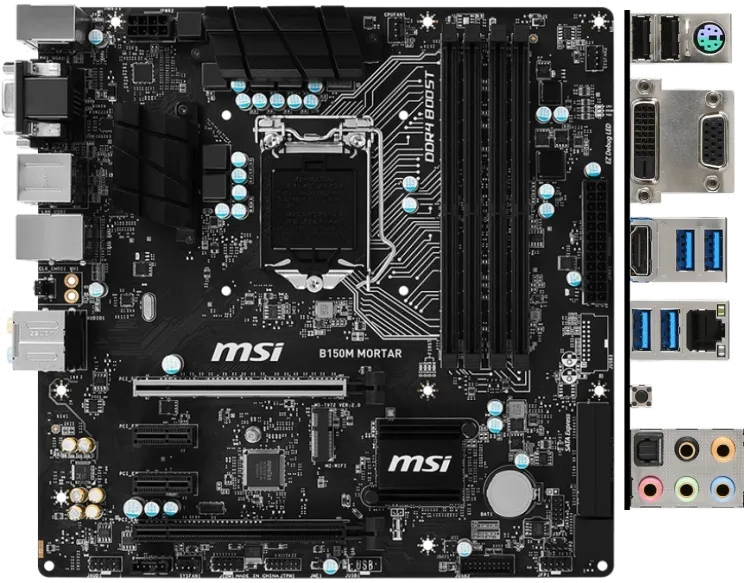 Ремонт материнских плат  MSI B150M MORTAR в Казани