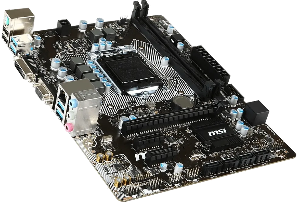 Ремонт материнских плат  MSI B150M PRO-VD в Казани