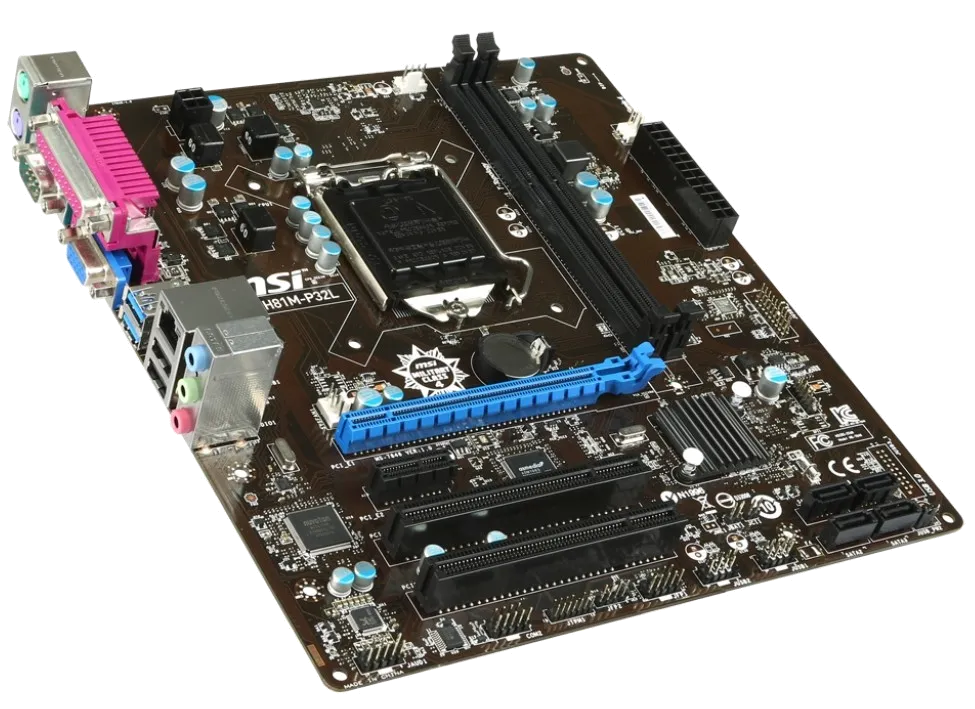 Ремонт материнских плат  MSI H81M-P32L в Казани