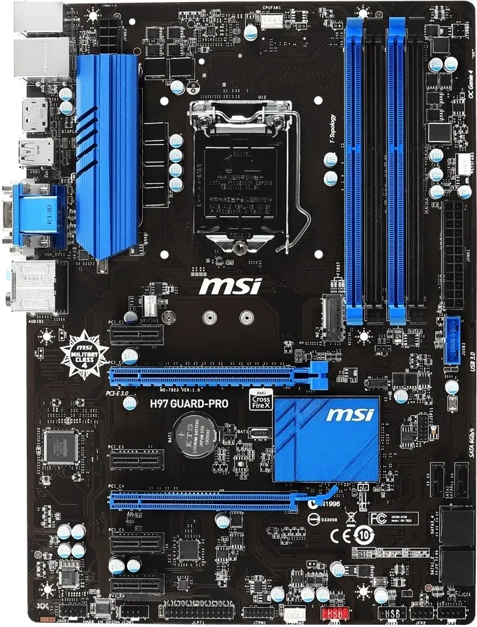 Ремонт материнских плат  MSI H97 GUARD-PRO в Казани