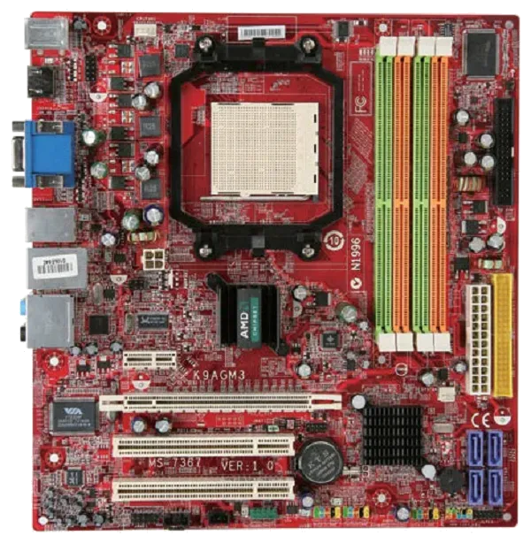 Ремонт материнских плат  MSI K9AGM3-F в Казани