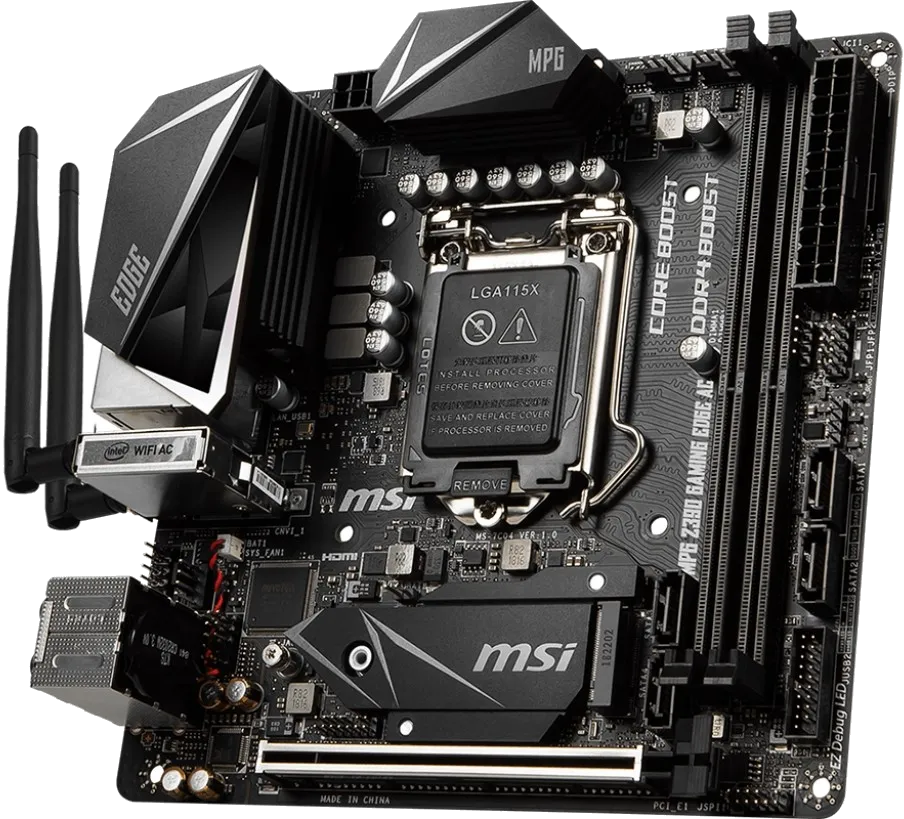 Ремонт материнских плат  MSI MPG Z390I GAMING EDGE AC в Казани