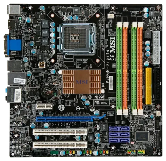 Ремонт материнских плат  MSI P7NGM-Digital в Казани