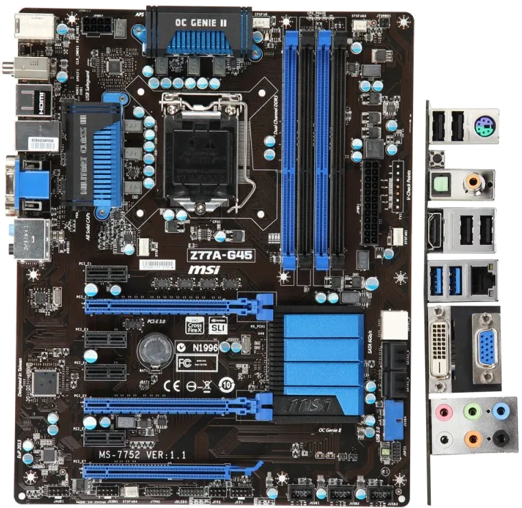 Ремонт материнских плат  MSI Z77A-G45 Thunderbolt в Казани