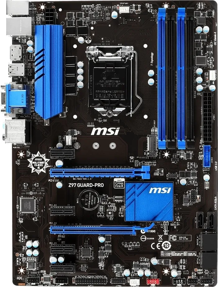 Ремонт материнских плат  MSI Z97 GUARD-PRO в Казани