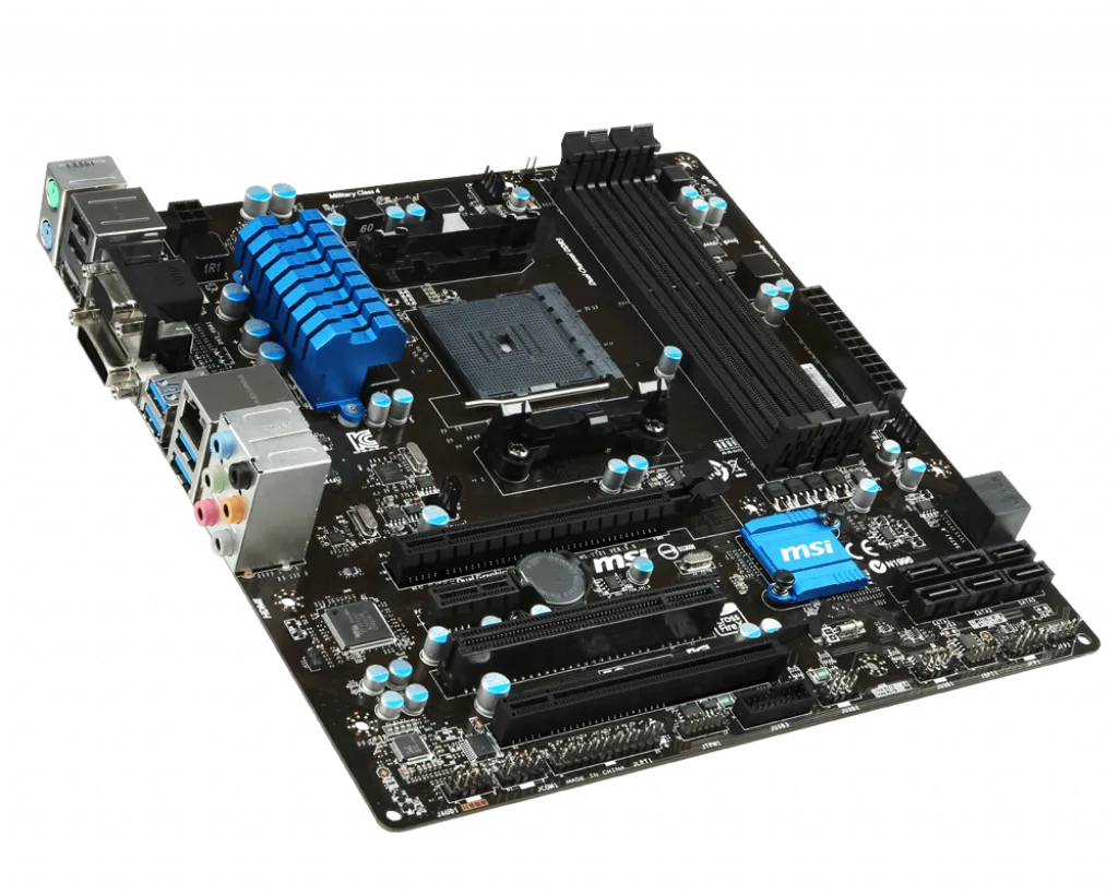 Ремонт материнских плат  MSI A78M-E45 V2 в Казани