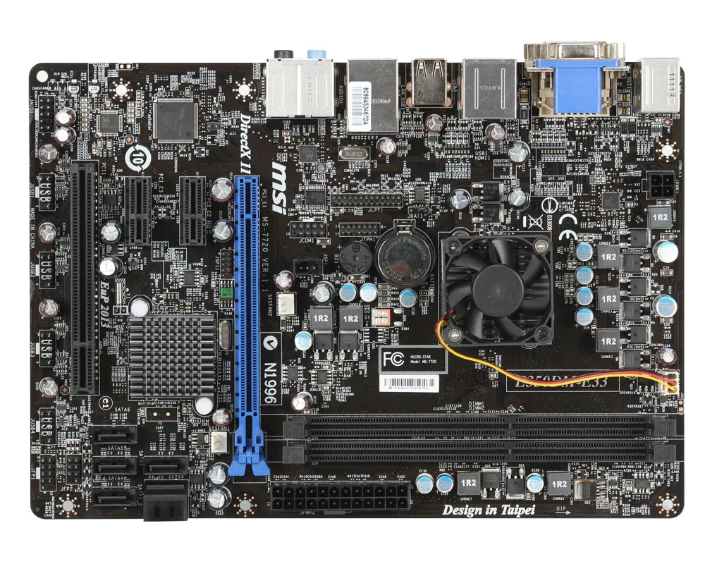 Ремонт материнских плат  MSI E350DM-E33 в Казани