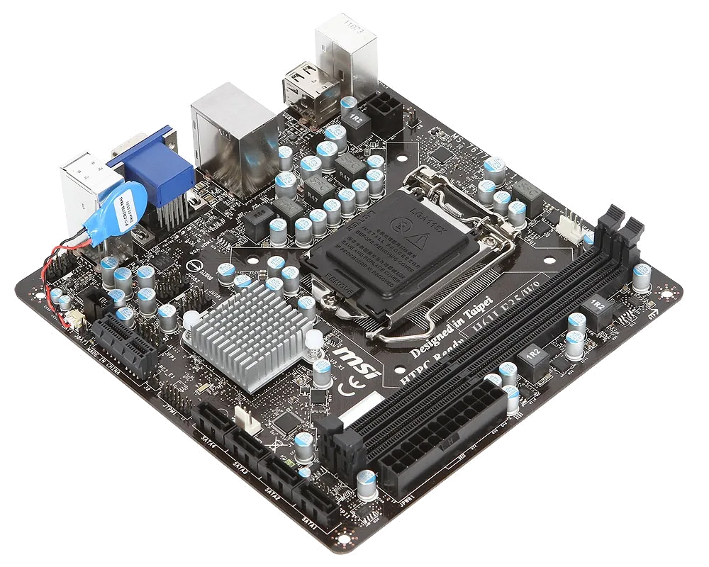 Ремонт материнских плат  MSI H61I-E35/W8 в Казани