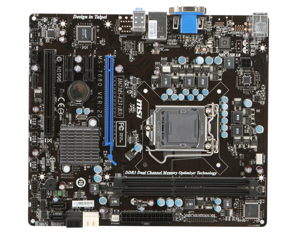 Ремонт материнских плат  MSI H67MS-E23 (B3) в Казани