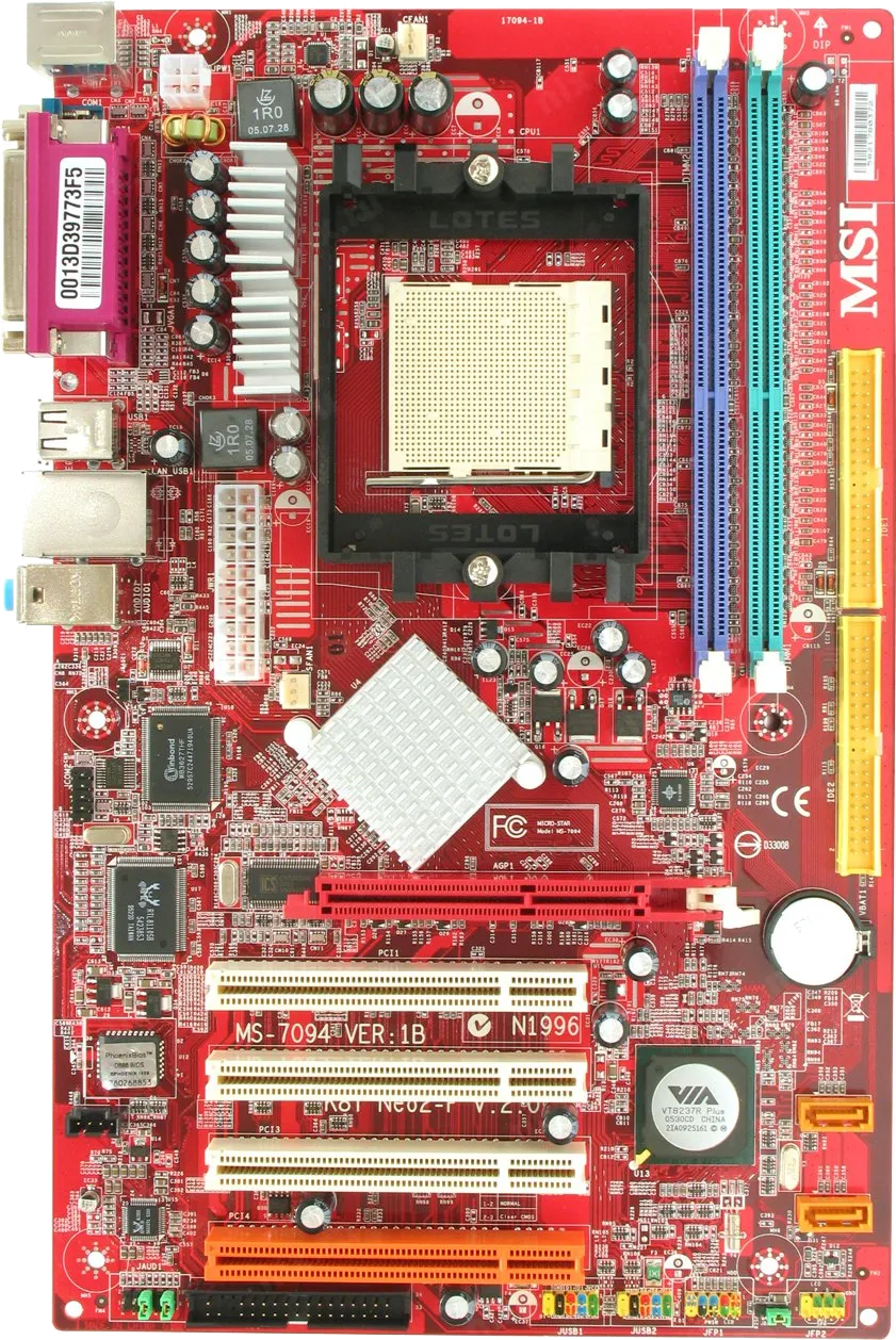 Ремонт материнских плат  MSI K8T Neo2-F V2.0 в Казани