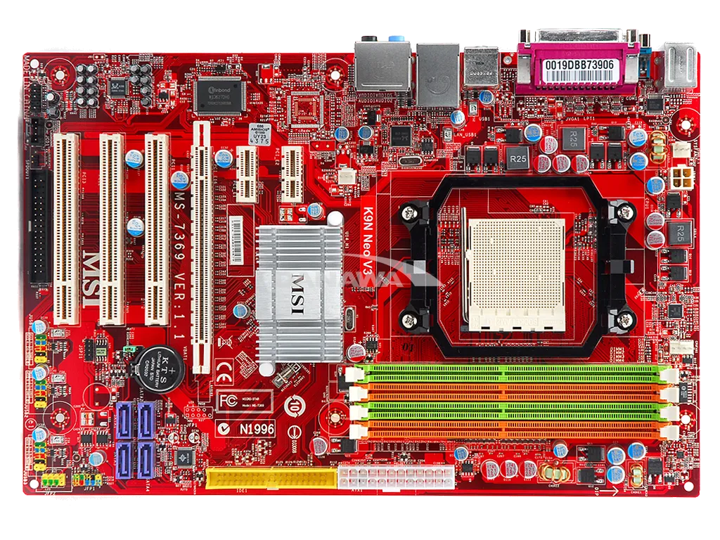 Ремонт материнских плат  MSI K9N Neo-F V3 в Казани