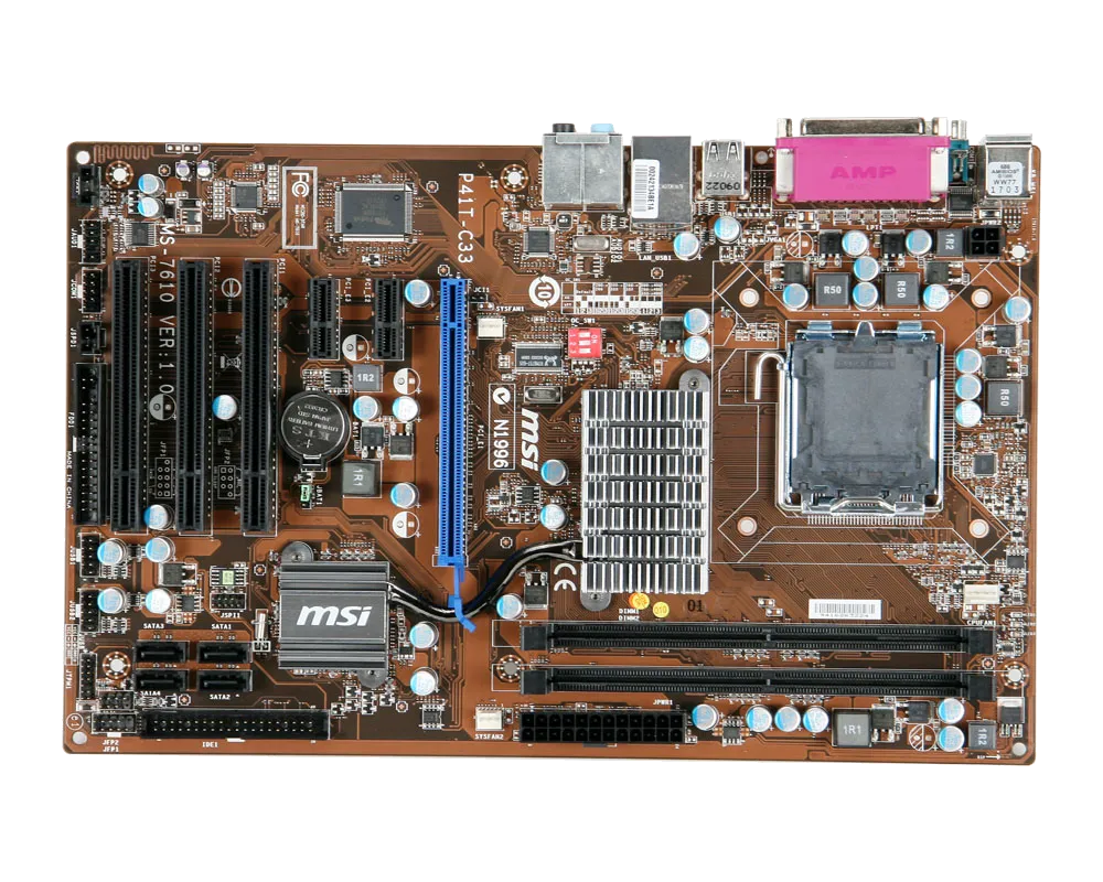 Ремонт материнских плат  MSI P41T-C33 в Казани
