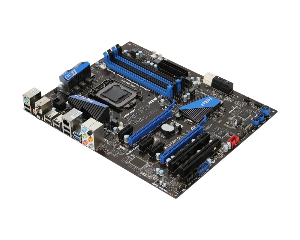 Ремонт материнских плат  MSI P67A-GD53 в Казани